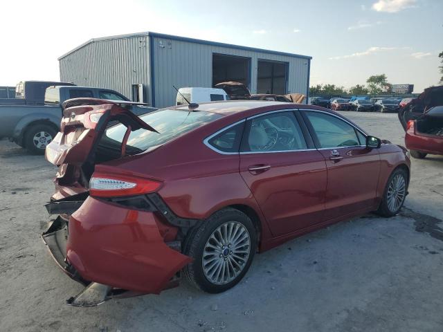 3FA6P0K98GR119643 - 2016 FORD FUSION TITANIUM MAROON photo 3