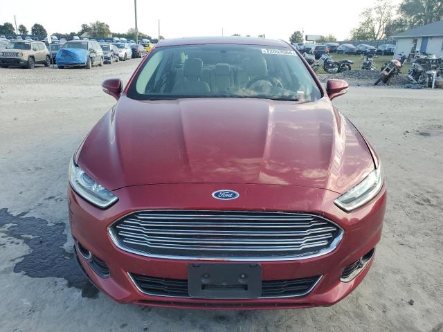 3FA6P0K98GR119643 - 2016 FORD FUSION TITANIUM MAROON photo 5