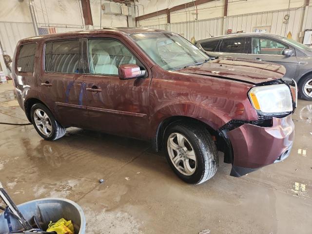 5FNYF4H55CB070981 - 2012 HONDA PILOT EXL ბურგუნდია ფოტო 4
