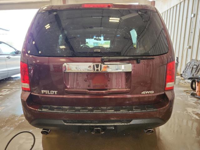 5FNYF4H55CB070981 - 2012 HONDA PILOT EXL ბურგუნდია ფოტო 6