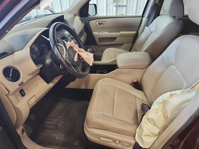 5FNYF4H55CB070981 - 2012 HONDA PILOT EXL ბურგუნდია ფოტო 7