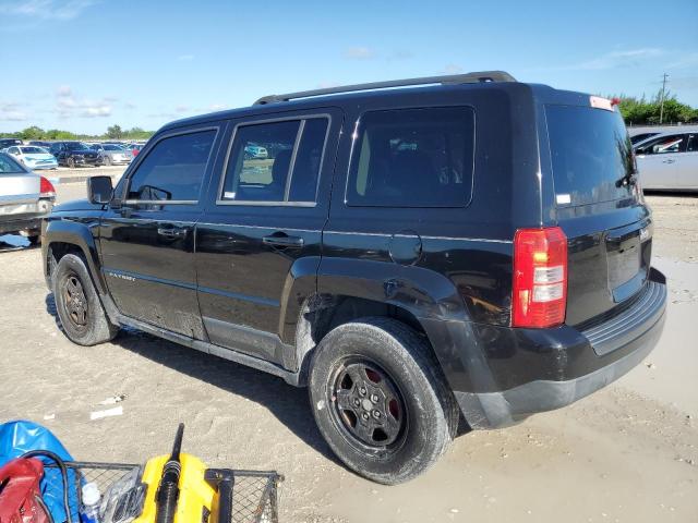 1C4NJPBB1CD673953 - 2012 JEEP PATRIOT SPORT BLACK photo 2