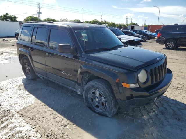 1C4NJPBB1CD673953 - 2012 JEEP PATRIOT SPORT BLACK photo 4