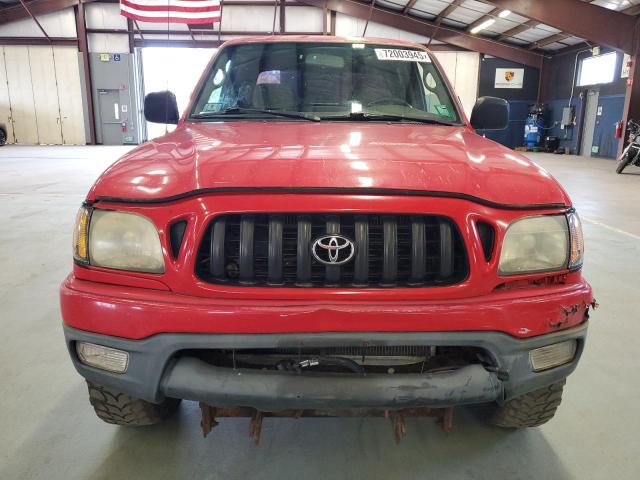 5TEHN72N52Z038302 - 2002 TOYOTA TACOMA DOUBLE CAB RED photo 5