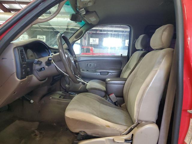 5TEHN72N52Z038302 - 2002 TOYOTA TACOMA DOUBLE CAB RED photo 7