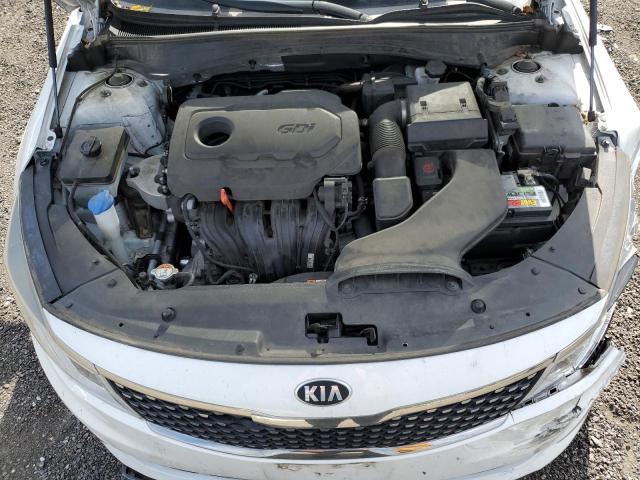 5XXGU4L39JG222522 - 2018 KIA OPTIMA EX WHITE photo 11