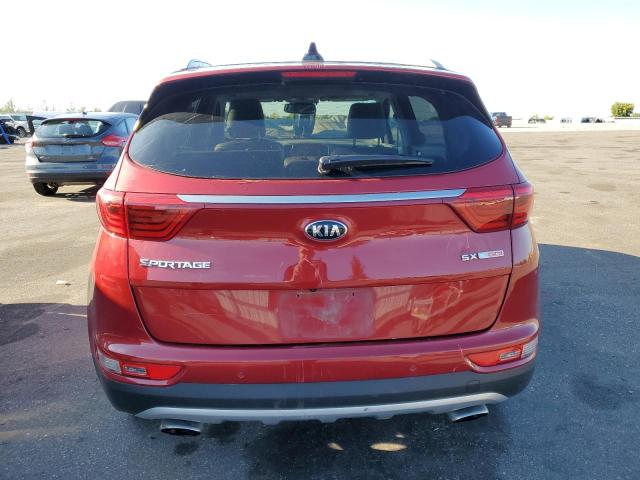 KNDPRCA68H7182963 - 2017 KIA SPORTAGE SX RED photo 6