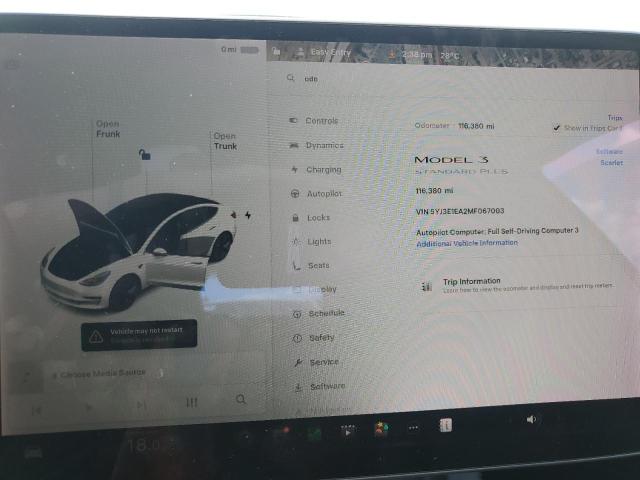 5YJ3E1EA2MF067003 - 2021 TESLA MODEL 3 Ağ foto 9