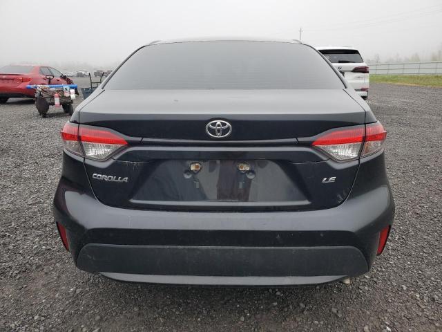 5YFBPRBE2LP013974 - 2020 TOYOTA COROLLA LE Schwarz Foto 6