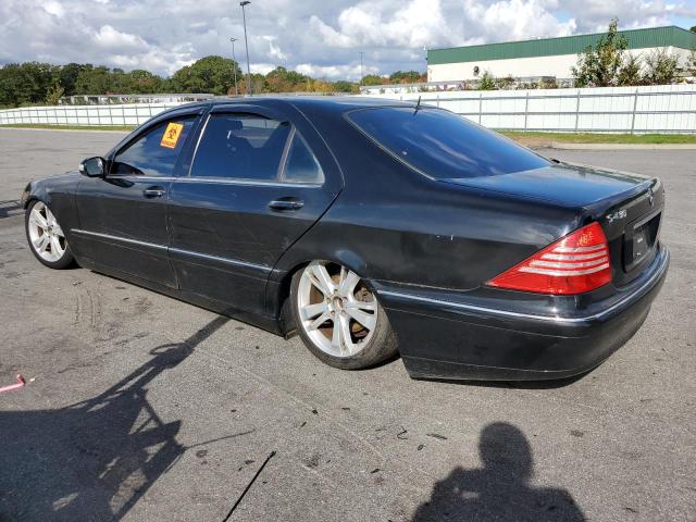 WDBNG83J43A383152 - 2003 MERCEDES-BENZ S 430 4MATIC BLACK photo 2