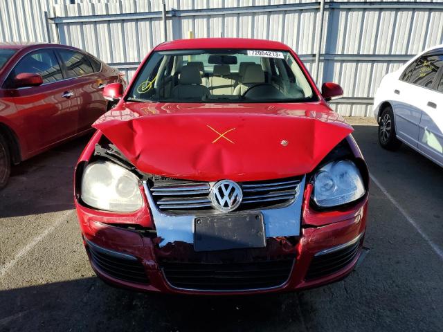 3VWAZ7AJ2AM148690 - 2010 VOLKSWAGEN JETTA LIMITED RED photo 5