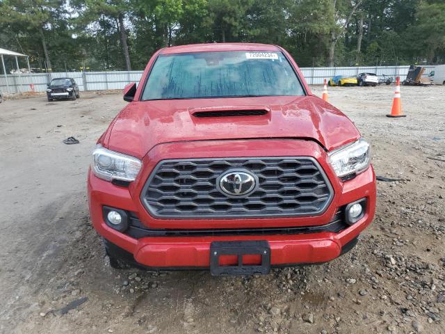 3TMAZ5CN1LM127257 - 2020 TOYOTA TACOMA DOUBLE CAB RED photo 5