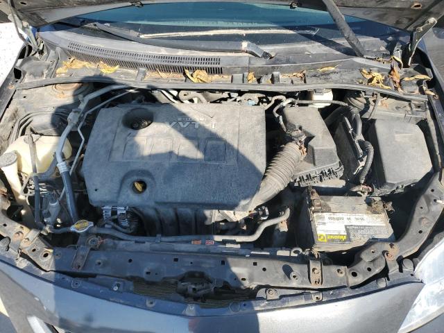 2T1BU40E79C082621 - 2009 TOYOTA COROLLA BASE GRAY photo 11