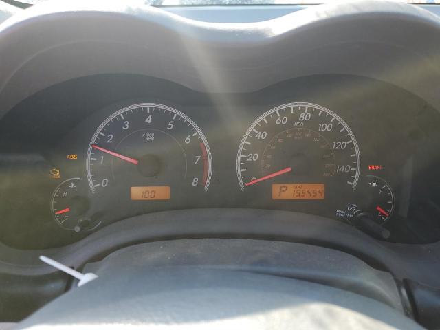 2T1BU40E79C082621 - 2009 TOYOTA COROLLA BASE GRAY photo 9