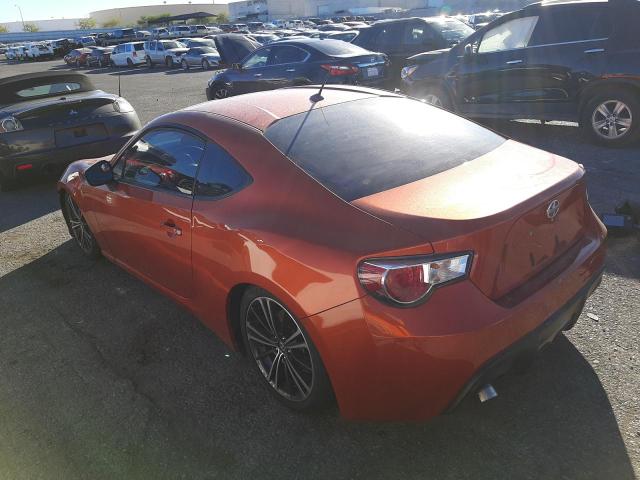 JF1ZNAA17D1706376 - 2013 TOYOTA SCION FR-S ORANGE photo 2