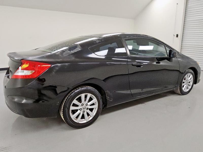 2HGFG3B81CH516928 - 2012 HONDA CIVIC EX BLACK photo 3
