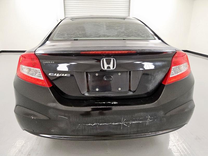 2HGFG3B81CH516928 - 2012 HONDA CIVIC EX BLACK photo 6