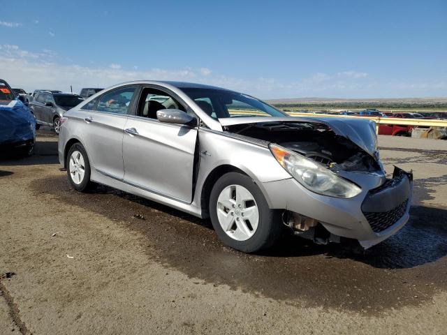 KMHEC4A46CA045945 - 2012 HYUNDAI SONATA HYBRID GRAY photo 4