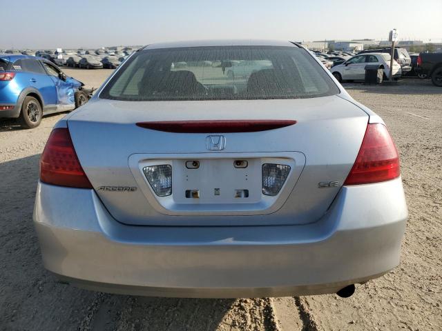 1HGCM563X6A801488 - 2006 HONDA ACCORD SE SILVER photo 6