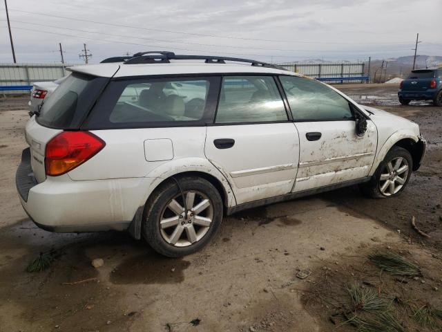 4S4BP61C367344921 - 2006 SUBARU LEGACY OUTBACK 2.5I WHITE photo 3