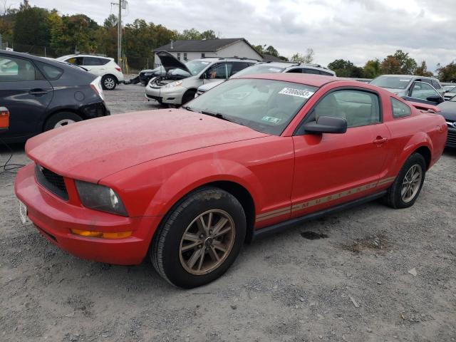 1ZVFT80N255249242 - 2005 FORD MUSTANG RED photo 1