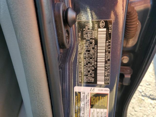 4T1BF1FK5GU535264 - 2016 TOYOTA CAMRY LE BLUE photo 12