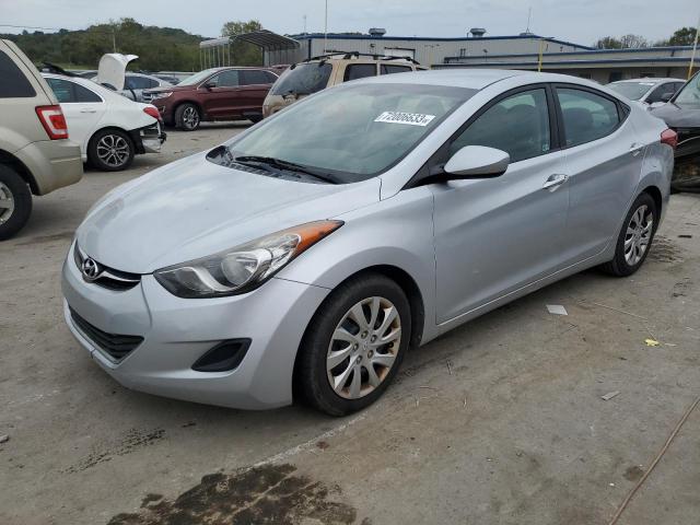 5NPDH4AE3DH177923 - 2013 HYUNDAI ELANTRA GLS SILVER photo 1