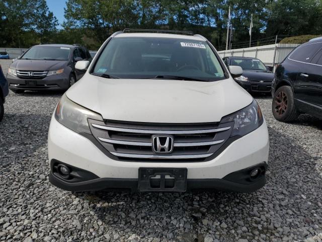 5J6RM4H74DL047194 - 2013 HONDA CR-V EXL WHITE photo 5