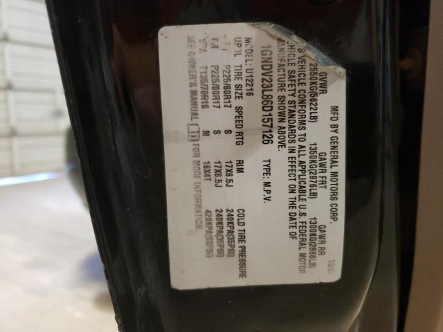 1GNDV23L86D157126 - 2006 CHEVROLET UPLANDER LS 灰色 照片 13