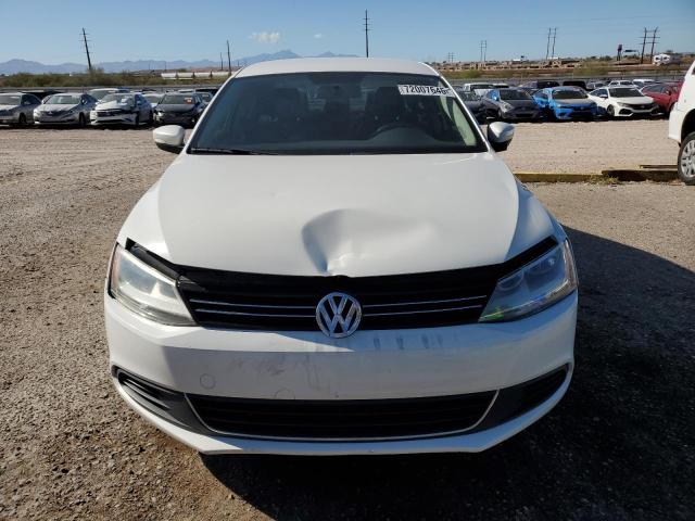 3VWDP7AJ0DM212913 - 2013 VOLKSWAGEN JETTA SE WHITE photo 5