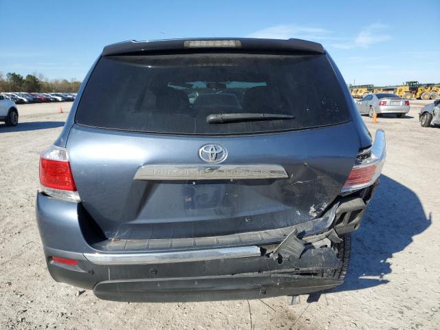 5TDZK3EH9DS141881 - 2013 TOYOTA HIGHLANDER BASE Көк фото 6
