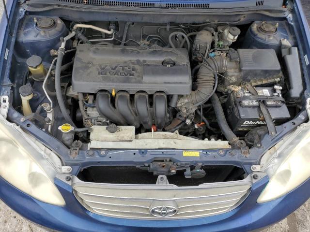 1NXBR38E54Z268648 - 2004 TOYOTA COROLLA CE BLUE photo 11