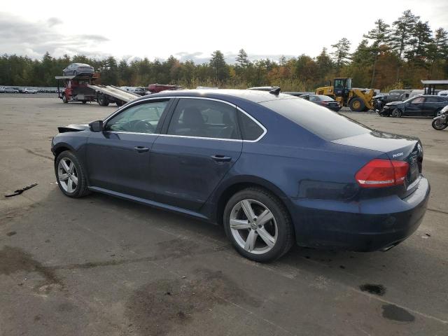 1VWBP7A33DC097654 - 2013 VOLKSWAGEN PASSAT SE BLUE photo 2