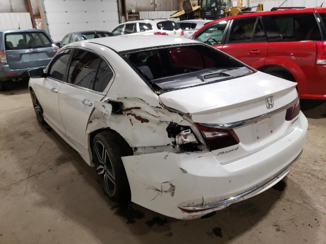 1HGCR2F69GA164086 - 2016 HONDA ACCORD SPORT WHITE photo 4