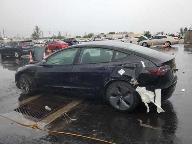 5YJ3E1EA3PF385877 - 2023 TESLA MODEL 3 BLACK photo 2
