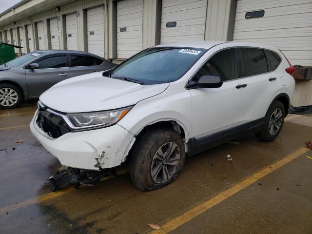 2HKRW6H36KH227657 - 2019 HONDA CR-V LX WHITE photo 1