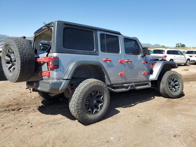 1C4HJXFN0KW545532 - 2019 JEEP WRANGLER RUBICON GRAY photo 3