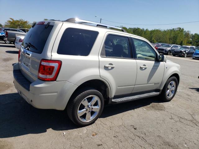 1FMCU04148KB76002 - 2008 FORD ESCAPE LIMITED CREAM photo 3