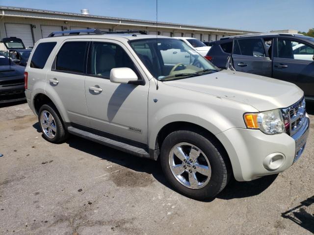 1FMCU04148KB76002 - 2008 FORD ESCAPE LIMITED CREAM photo 4