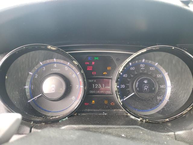 5NPEC4AB0DH591881 - 2013 HYUNDAI SONATA SE SILVER photo 9