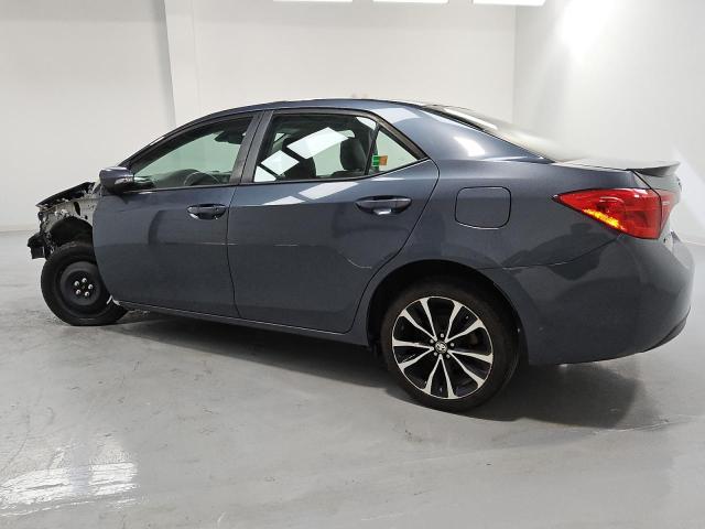 2T1BURHE4KC242722 - 2019 TOYOTA COROLLA L BLUE photo 2