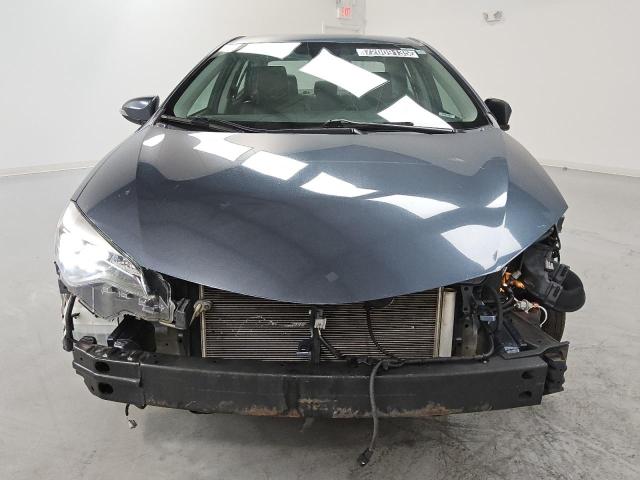 2T1BURHE4KC242722 - 2019 TOYOTA COROLLA L BLUE photo 5