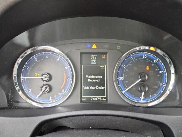 2T1BURHE4KC242722 - 2019 TOYOTA COROLLA L BLUE photo 9