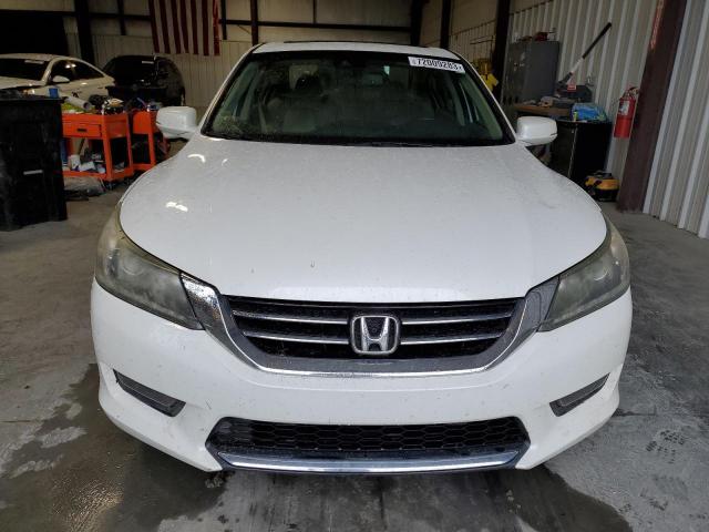 1HGCR3F80EA003758 - 2014 HONDA ACCORD EXL WHITE photo 5