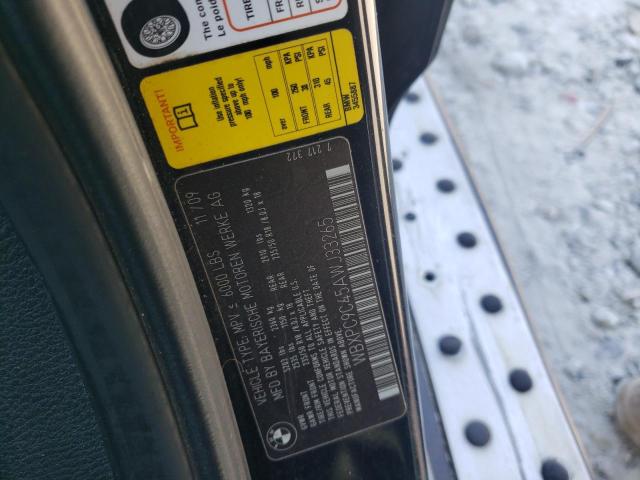 WBXPC9C45AWJ33265 - 2010 BMW X3 XDRIVE30I BLACK photo 13