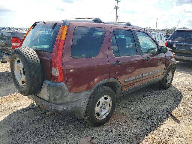 JHLRD68494C016761 - 2004 HONDA CR-V LX MAROON photo 3