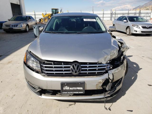 1VWCN7A37EC004257 - 2014 VOLKSWAGEN PASSAT SEL SILVER photo 5