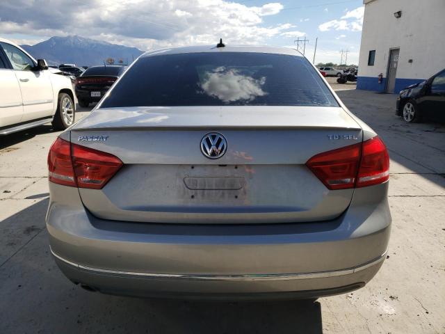 1VWCN7A37EC004257 - 2014 VOLKSWAGEN PASSAT SEL SILVER photo 6