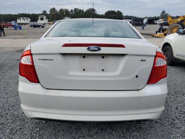 3FAHP0HA2AR357036 - 2010 FORD FUSION SE WHITE photo 6