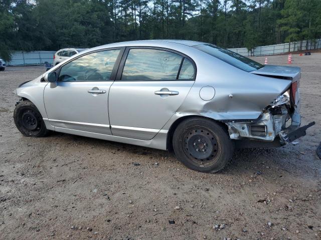 2HGFA16578H301387 - 2008 HONDA CIVIC LX SILVER photo 2